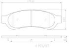 Brake Pad Set, disc brake BREMBO P 85 194