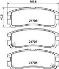 Brake Pad Set, disc brake MINTEX MDB1481