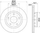 Brake Disc MINTEX MDC1921