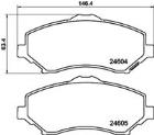Brake Pad Set, disc brake MINTEX MDB3000