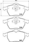Brake Pad Set, disc brake MINTEX MDB2353