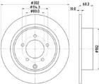 Brake Disc MINTEX MDC1930