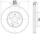 Brake Disc MINTEX MDC2064