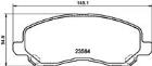 Brake Pad Set, disc brake MINTEX MDB2134