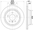 Brake Disc MINTEX MDC1054