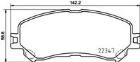 Brake Pad Set, disc brake MINTEX MDB3890
