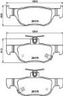 Brake Pad Set, disc brake MINTEX MDB4215