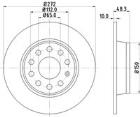 Brake Disc MINTEX MDC2205C