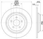 Brake Disc MINTEX MDC2808C