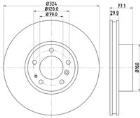 Brake Disc MINTEX MDC833