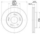 Brake Disc MINTEX MDC1424
