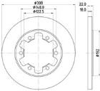 Brake Disc MINTEX MDC2698
