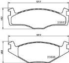 Brake Pad Set, disc brake MINTEX MDB1267