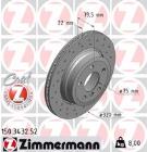 Brake Disc ZIMMERMANN 150.3432.52