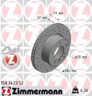 Brake Disc ZIMMERMANN 150.3423.52