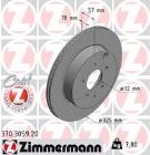 Brake Disc ZIMMERMANN 370.3059.20
