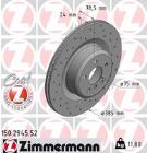 Brake Disc ZIMMERMANN 150.2945.52