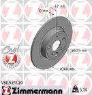 Brake Disc ZIMMERMANN 450.5211.20