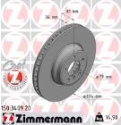 Brake Disc ZIMMERMANN 150.3409.20