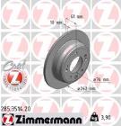 Brake Disc ZIMMERMANN 285.3514.20