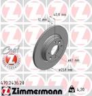 Brake Disc ZIMMERMANN 470.2436.20