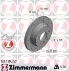 Brake Disc ZIMMERMANN 150.1283.52