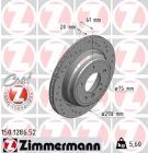 Brake Disc ZIMMERMANN 150.1286.52