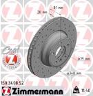 Brake Disc ZIMMERMANN 150.3408.52