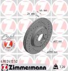 Brake Disc ZIMMERMANN 470.2412.52