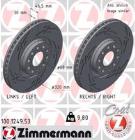 Brake Disc ZIMMERMANN 100.1249.53