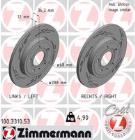 Brake Disc ZIMMERMANN 100.3310.53