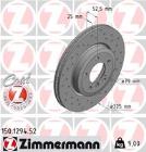 Brake Disc ZIMMERMANN 150.1294.52