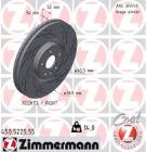 Brake Disc ZIMMERMANN 450.5225.55