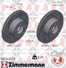 Brake Disc ZIMMERMANN 150.3402.53
