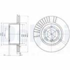 Brake Disc DELPHI BG3830C