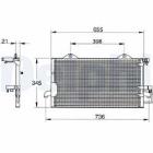 Condenser, air conditioning DELPHI TSP0225012