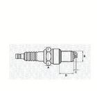 Spark plug MAGNETI MARELLI 062000771304