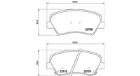 Brake Pad Set, disc brake MAGNETI MARELLI 363700430073